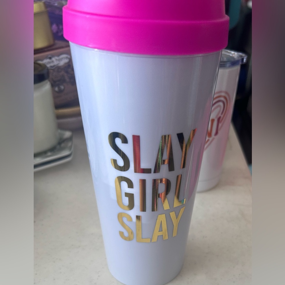 "Slay Girl Slay" coffee tumbler